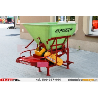 Rozsiewacz MOTYL 400kg sadowniczy  N 031M METALOWE ŁOPATKI 